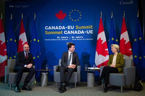 Canada, EU agree to new partnerships as Trudeau welcomes European leaders
